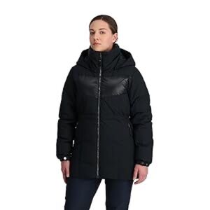 Spyder Women's Eastwood Long Down Hooded Jacket